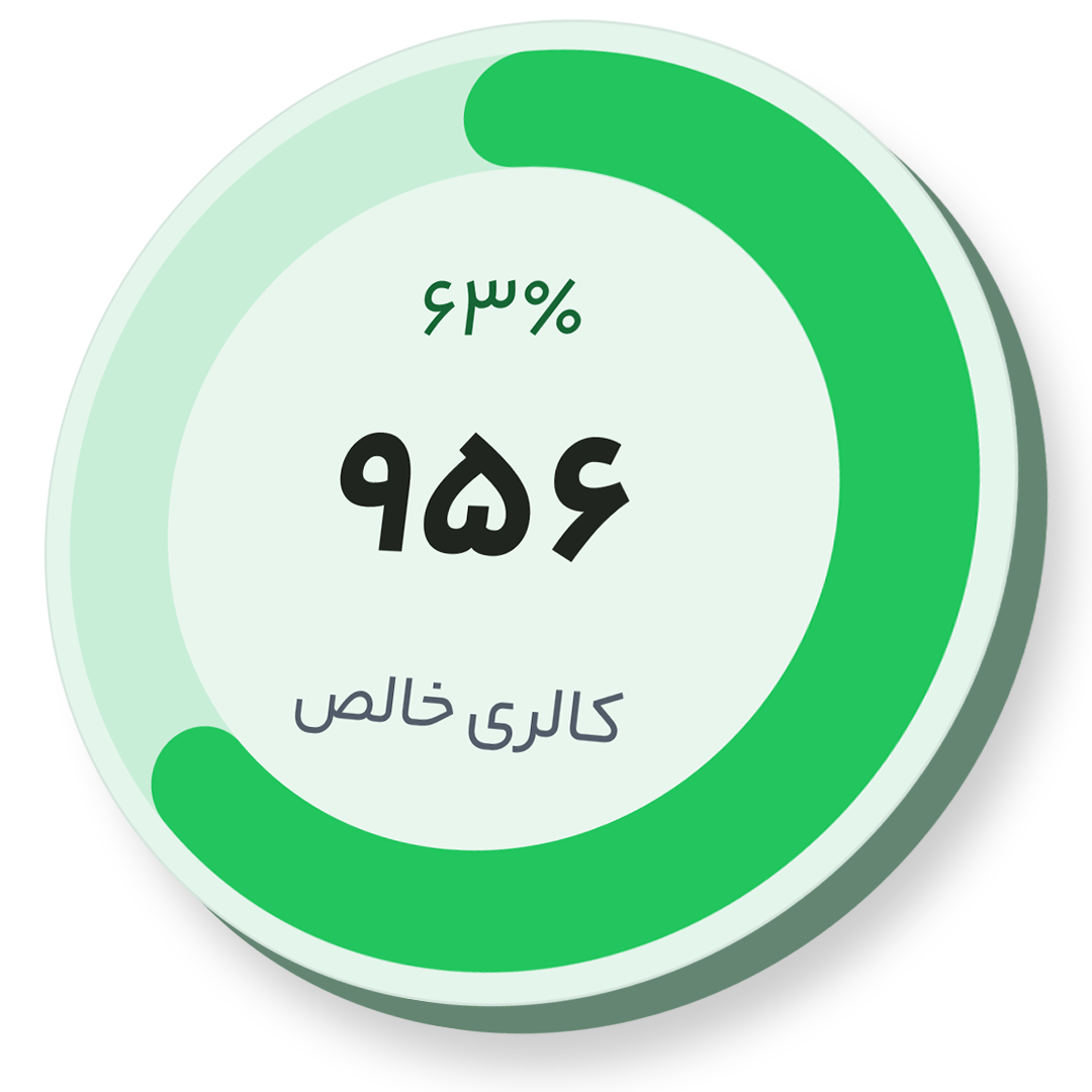 نمودار کالری روزانه3